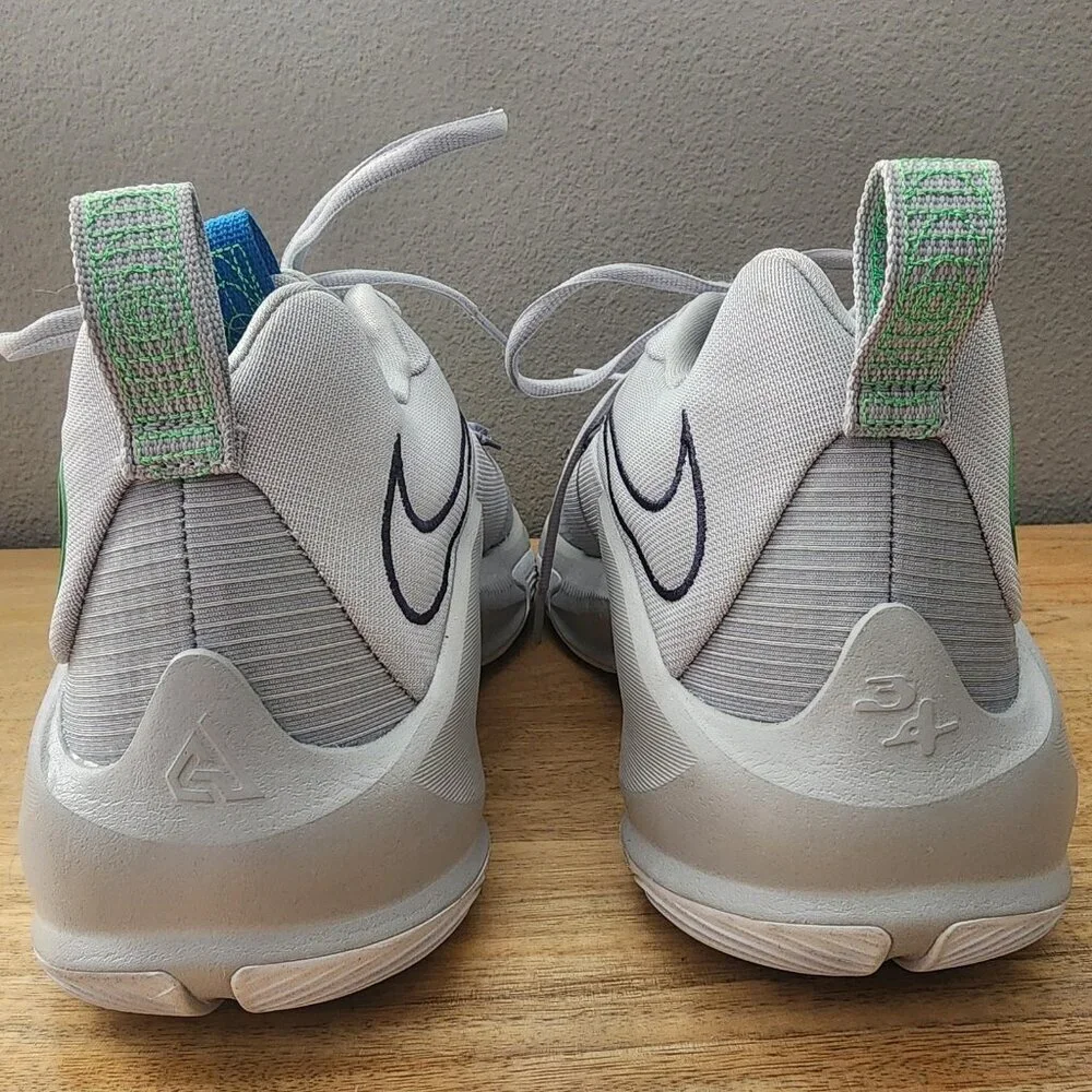 Nike Air Zoom Freak 3 Giannis Grey Green Strap DA0694 004 Trainer Shoes Mens 13